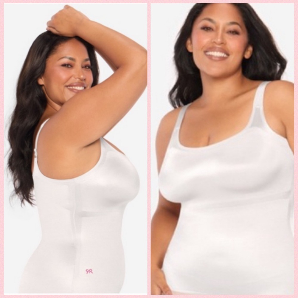NWT Ruby Ribbon Original Cami SL3022 White Size 48 Smoothing‎ Tank Top